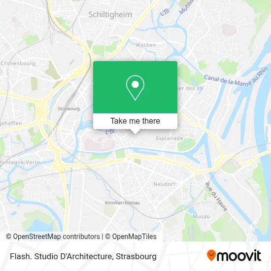 Flash. Studio D'Architecture map