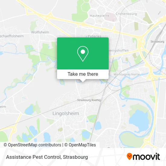 Assistance Pest Control map