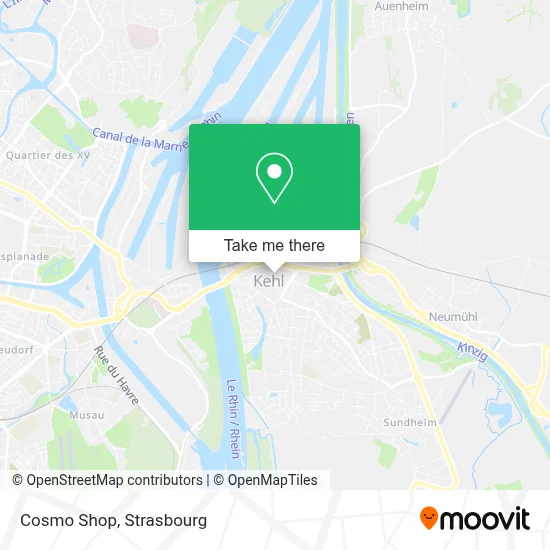 Cosmo Shop map