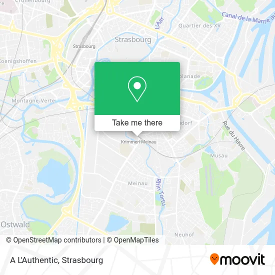 A L'Authentic map