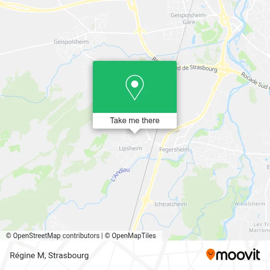 Régine M map