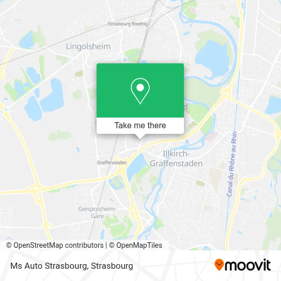Ms Auto Strasbourg map