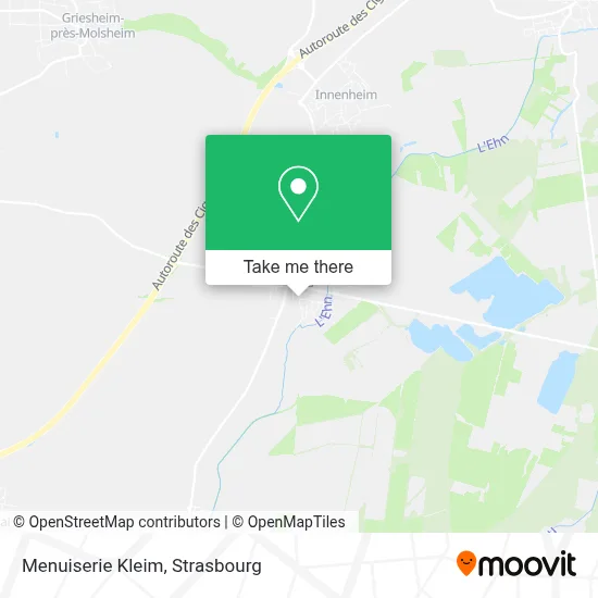 Menuiserie Kleim map