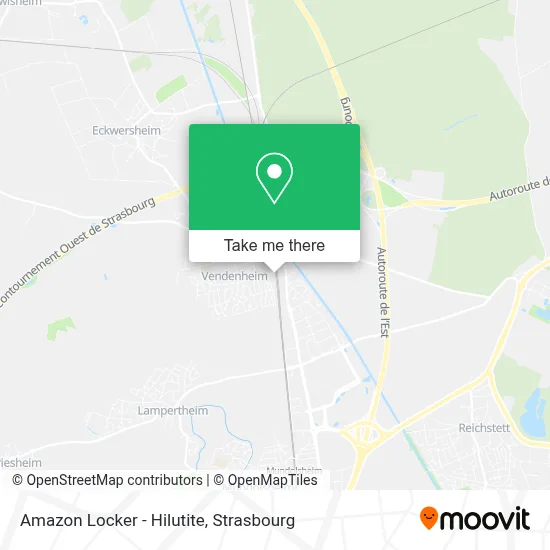 Amazon Locker - Hilutite map