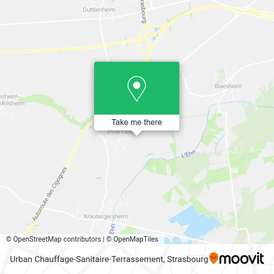 Urban Chauffage-Sanitaire-Terrassement map