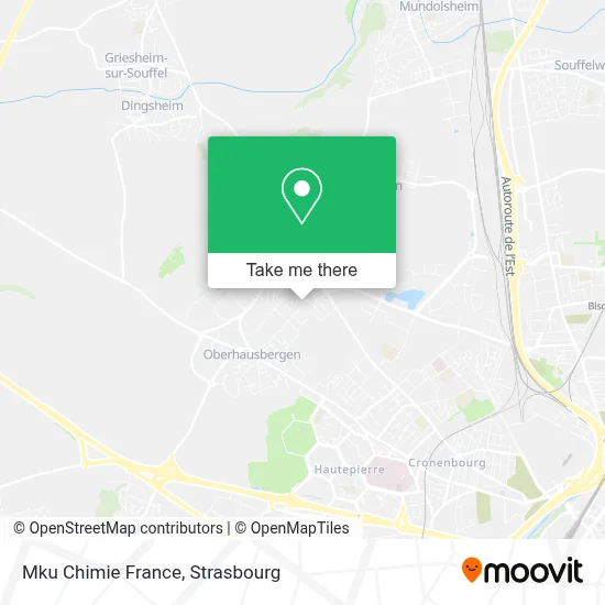 Mku Chimie France map