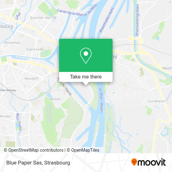 Blue Paper Sas map