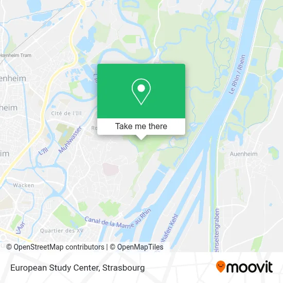 European Study Center map