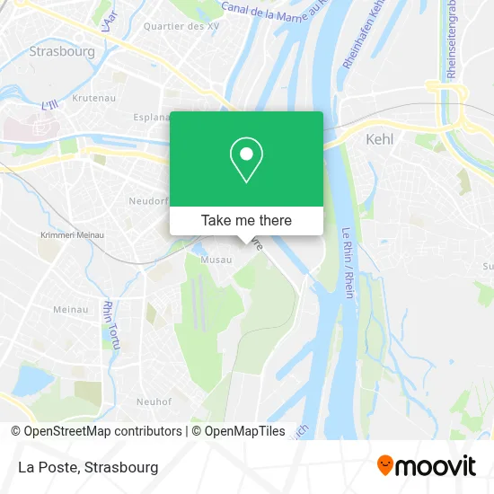 La Poste map
