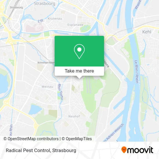 Radical Pest Control map