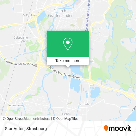 Star Autos map
