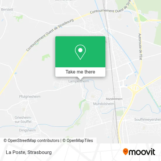 La Poste map
