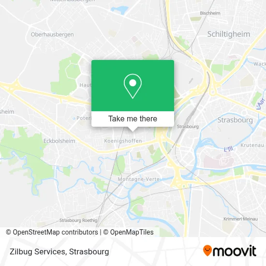 Zilbug Services map