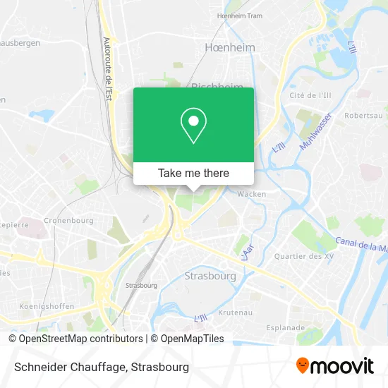 Schneider Chauffage map