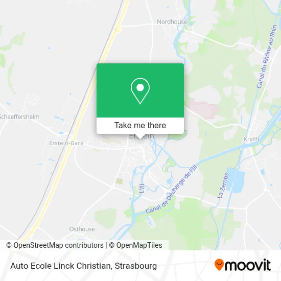 Auto Ecole Linck Christian map