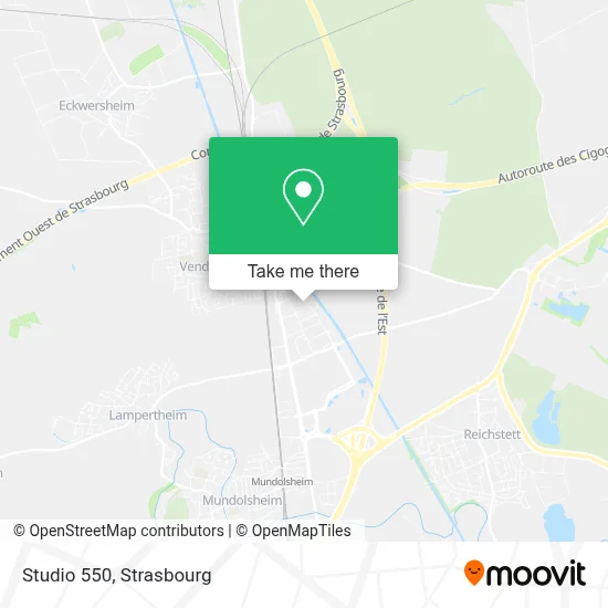 Studio 550 map