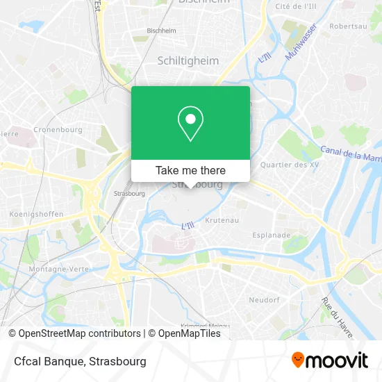 Cfcal Banque map