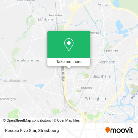 Réseau Five Star map