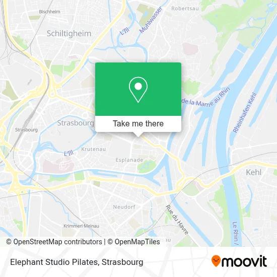 Elephant Studio Pilates map