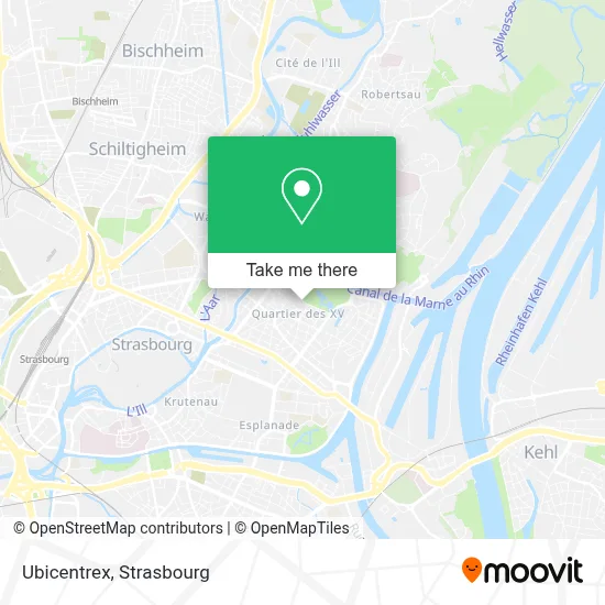 Ubicentrex map