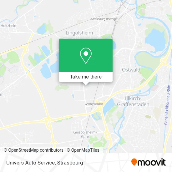 Univers Auto Service map