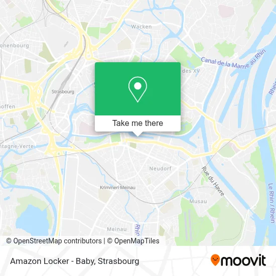 Amazon Locker - Baby map