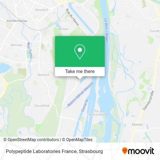 Polypeptide Laboratories France map