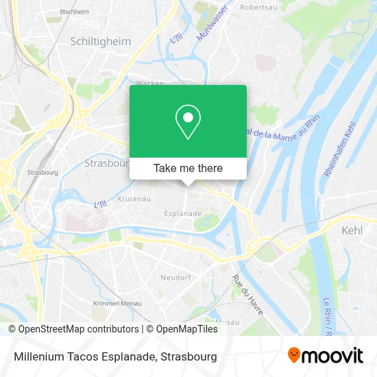 Millenium Tacos Esplanade map