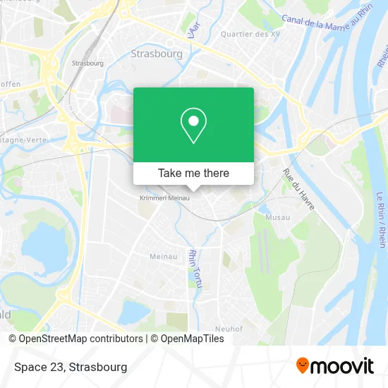 Espace 23 map