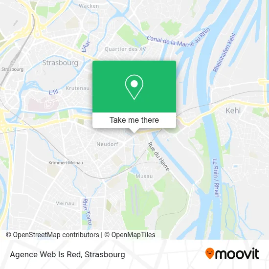 Agence Web Is Red map