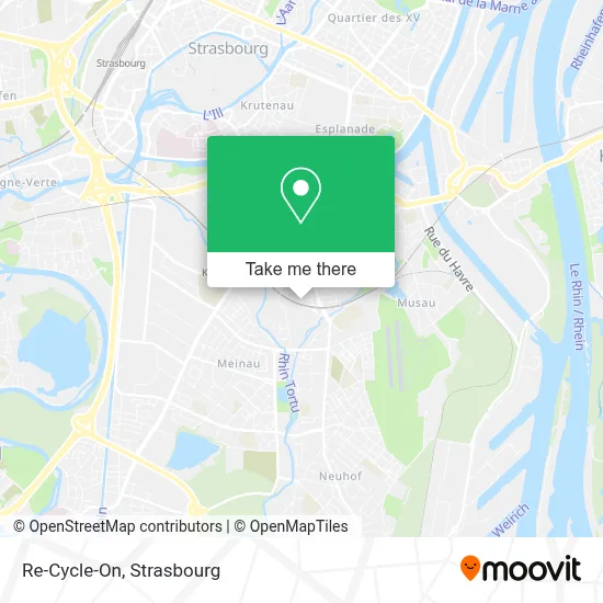 Re-Cycle-On map