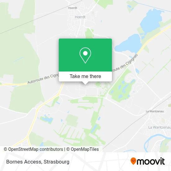 Bornes Access map