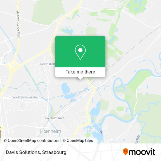Davis Solutions map