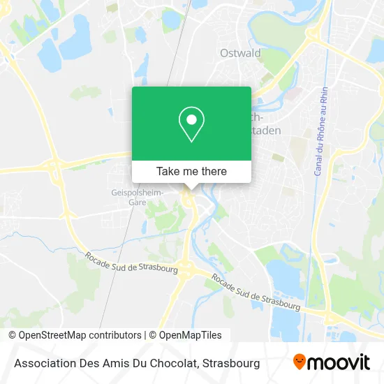 Association Des Amis Du Chocolat map