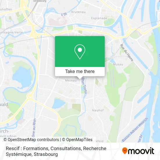 Rescif  : Formations, Consultations, Recherche Systémique map
