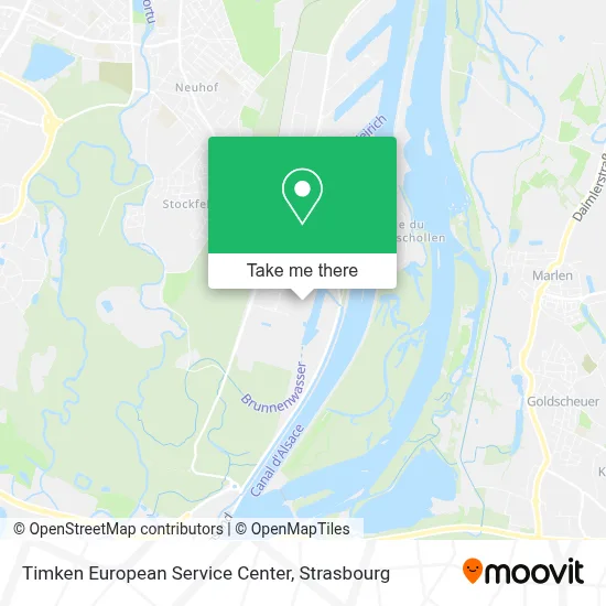 Timken European Service Center map