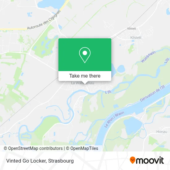 Vinted Go Locker map