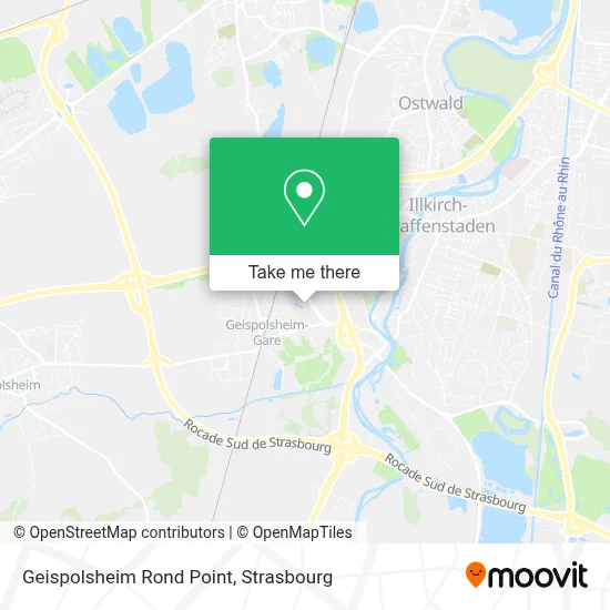 Geispolsheim Rond Point map