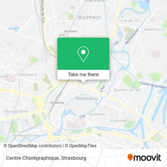 Centre Chorégraphique map