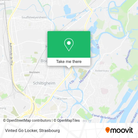 Vinted Go Locker map