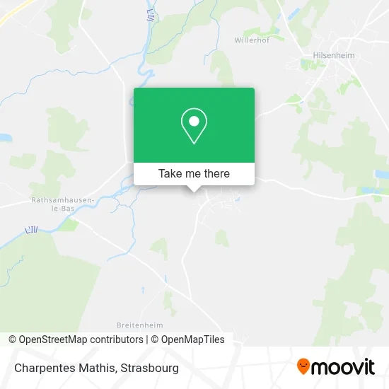 Charpentes Mathis map