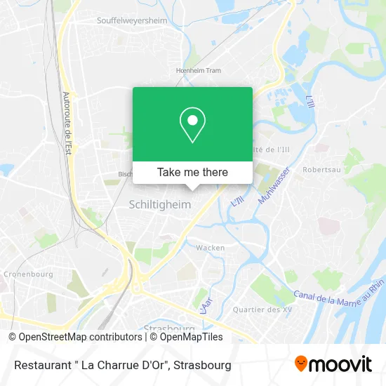 Restaurant " La Charrue D'Or" map