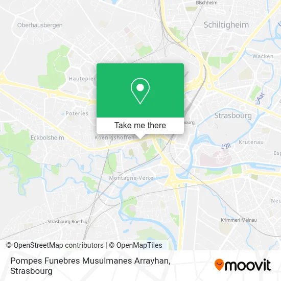 Pompes Funebres Musulmanes Arrayhan map