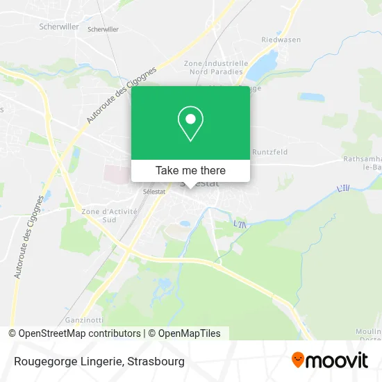Rougegorge Lingerie map
