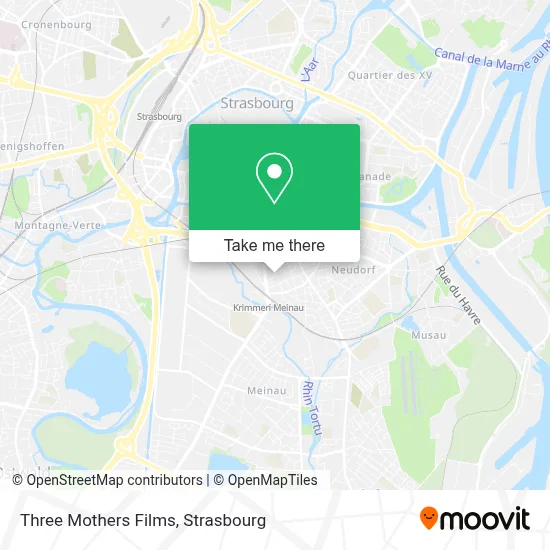 Three Mothers Films map