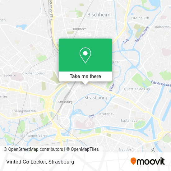 Vinted Go Locker map