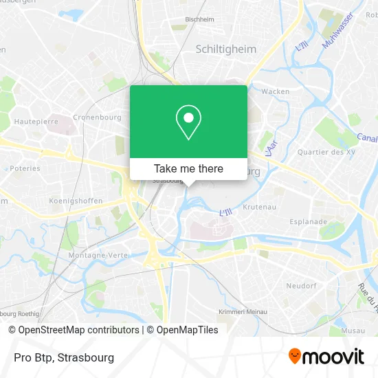 Pro Btp map