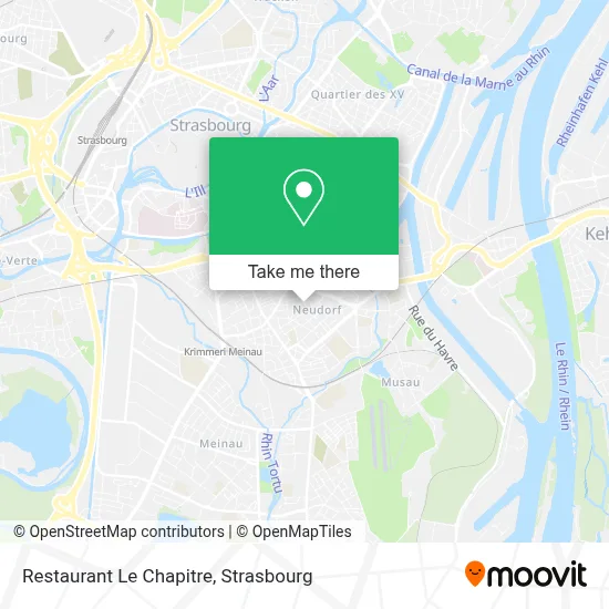 Restaurant Le Chapitre map