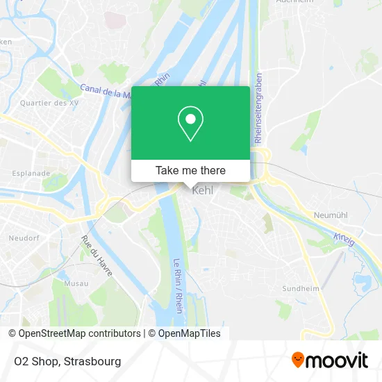 Mapa O2 Shop