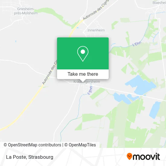 La Poste map